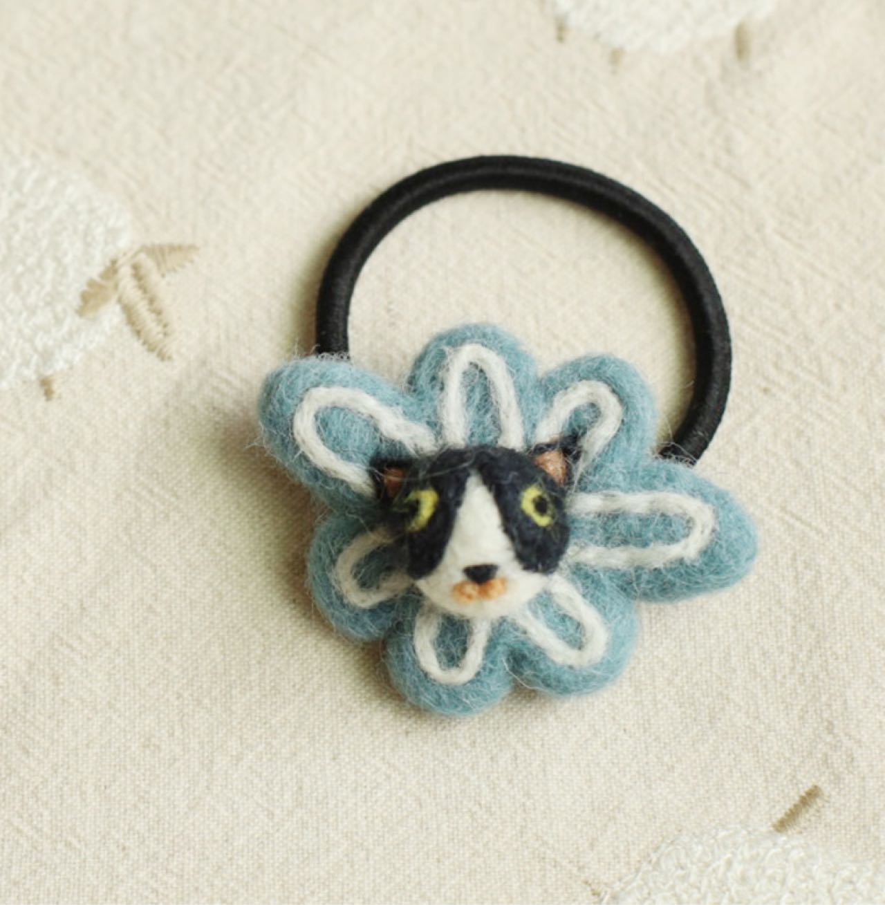 Hair Tie-Daisy Cat