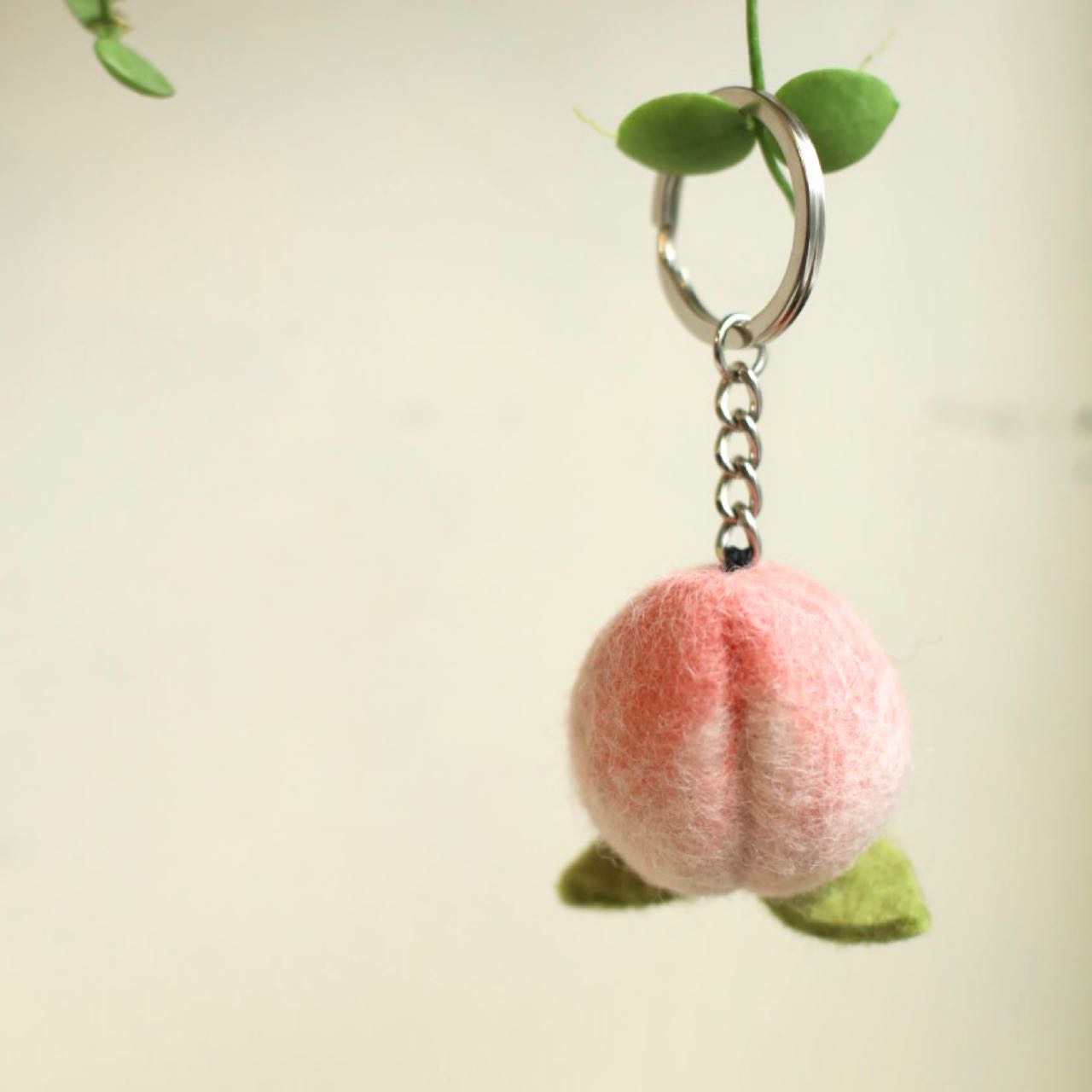 Keychain-Mini Peach