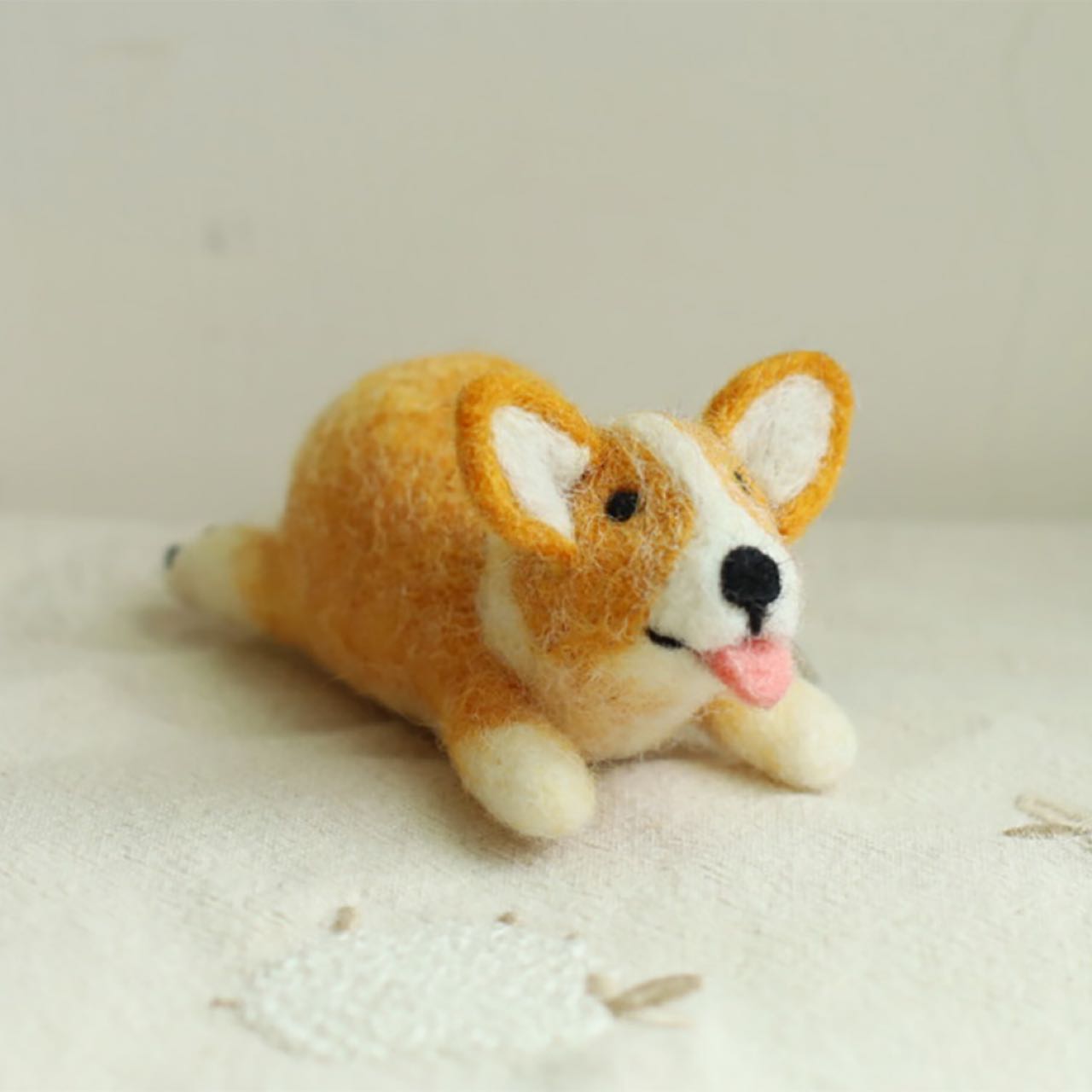 Keychain-Cute Corgi