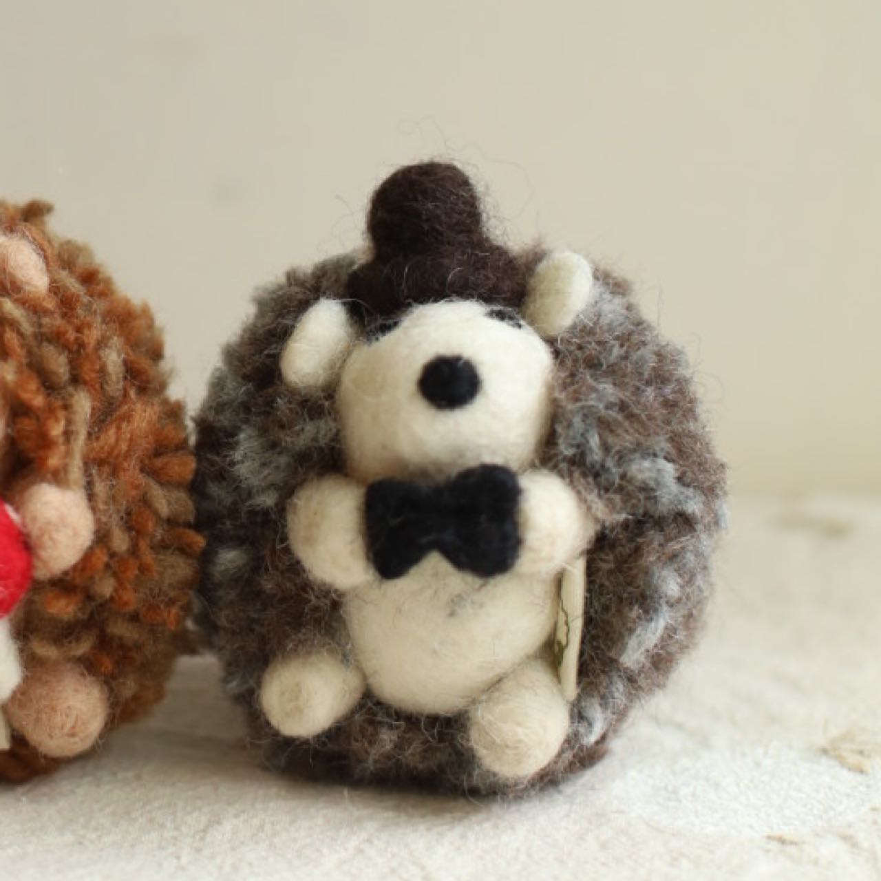 Keychain-Gentleman Hedgehog (Bowtie)
