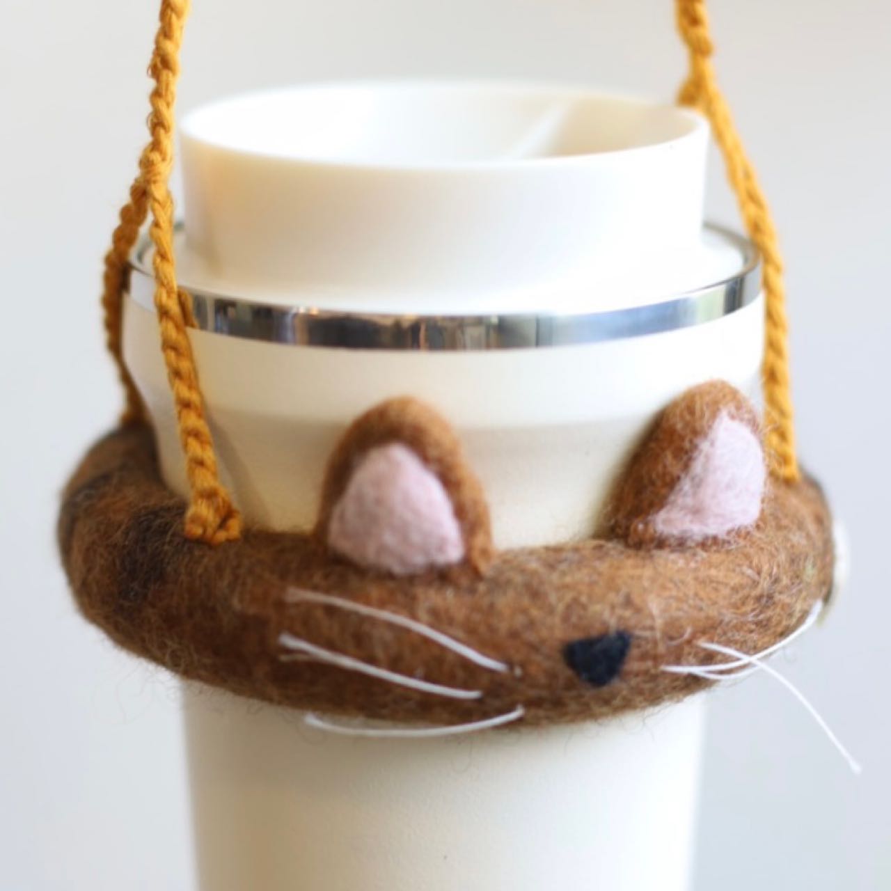 Cup Sleeve-Tabby Cat