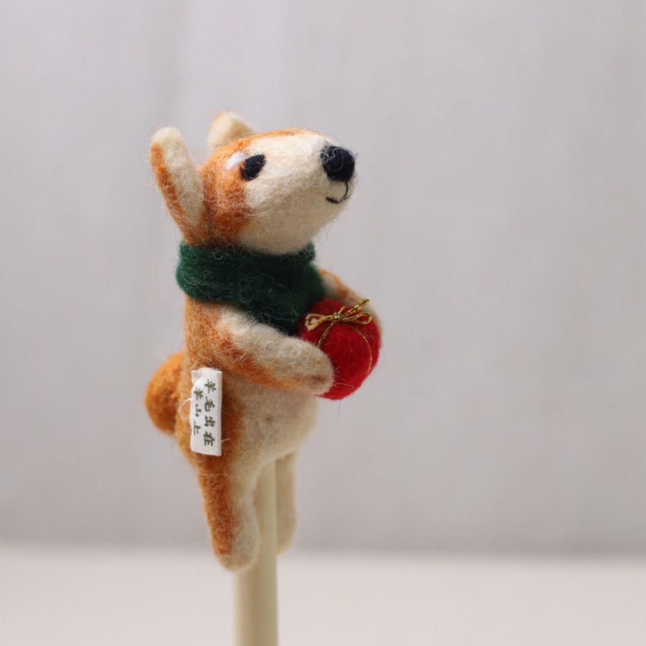 Finger Puppet Keychain-Gift Shiba Inu