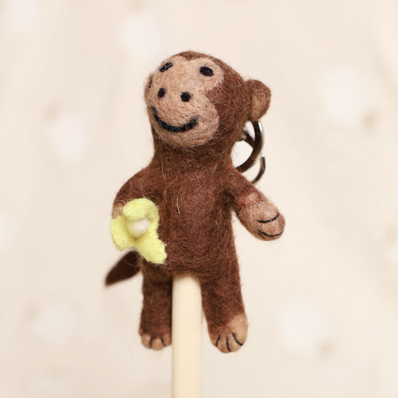 Finger Puppet-Monkey with Banana